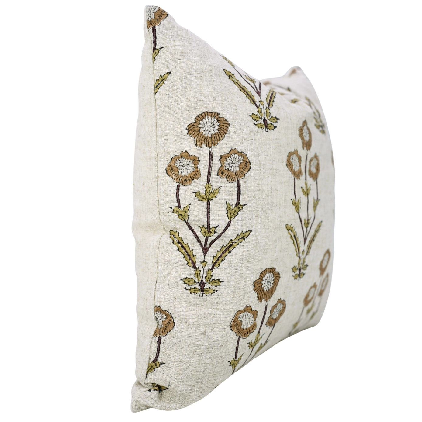 Block Design Viscose Linen Pillow Cover (ONLINE EXCLUSIVE)