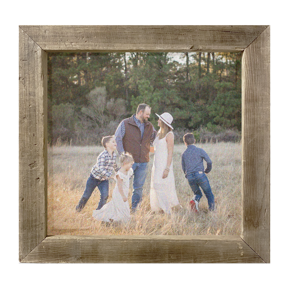 23x23 Timberwood Photo Frame: Brown