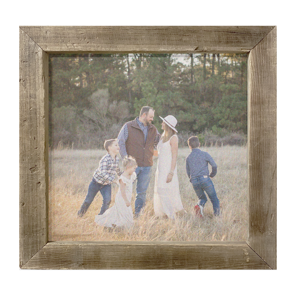 23x23 Timberwood Photo Frame: Brown