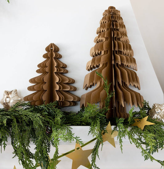 Kraft Accordian Paper Tree