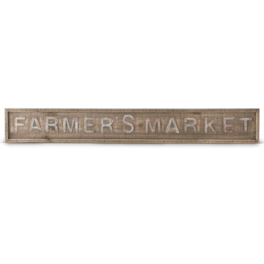 Farmer's Market Wood Sign
