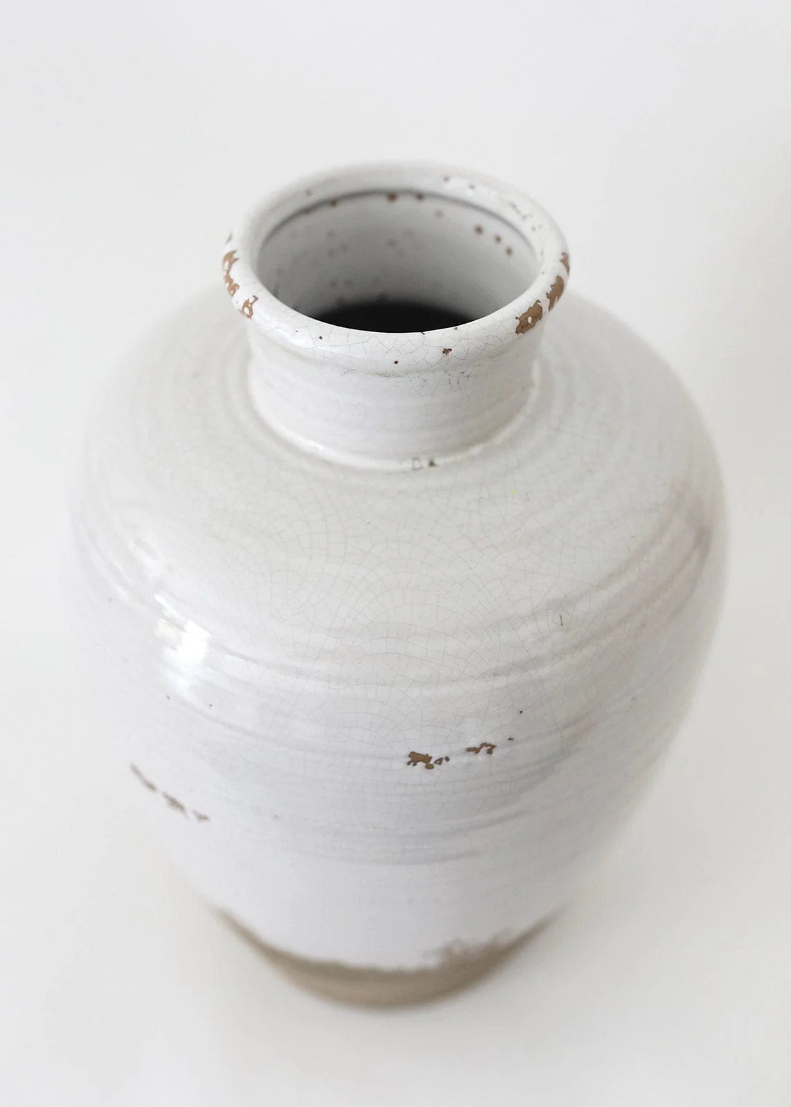 Large Distressed Jug Vase