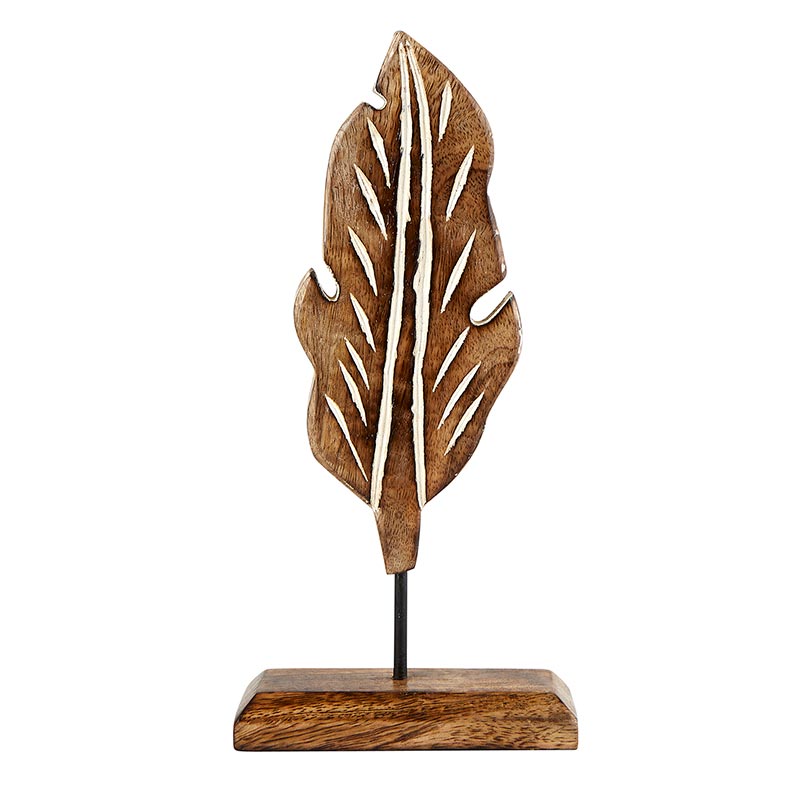 Wood Leaf Stand