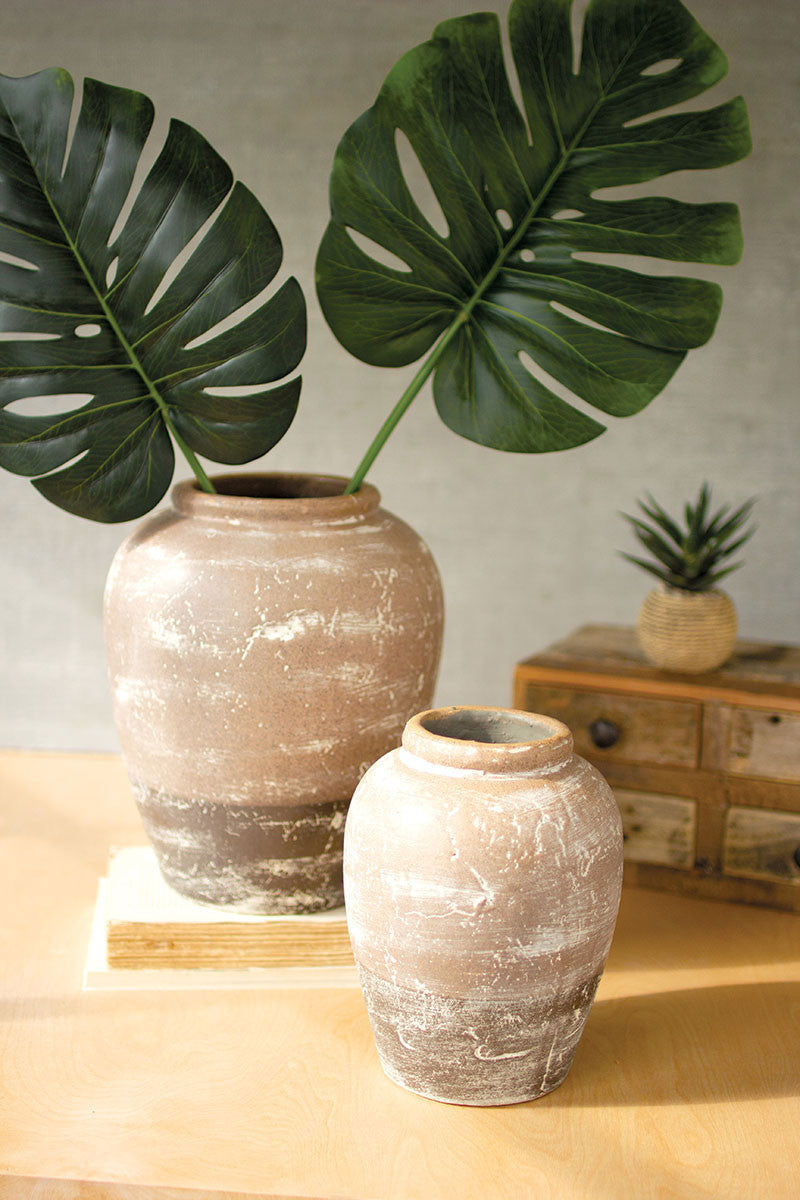 Tonal Clay Urns