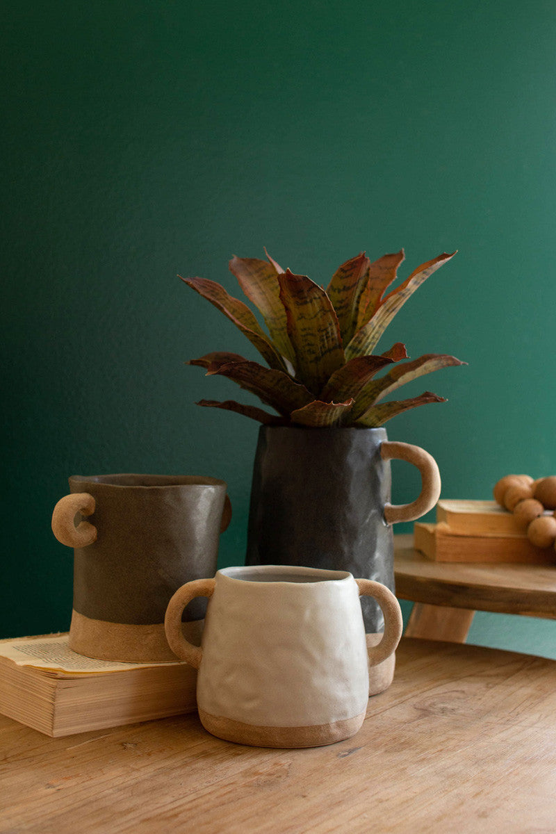 Bohemian Handle Vases