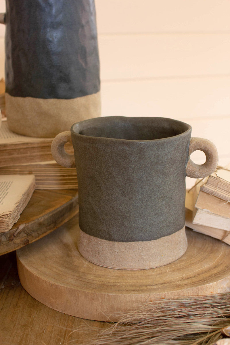 Bohemian Handle Vases
