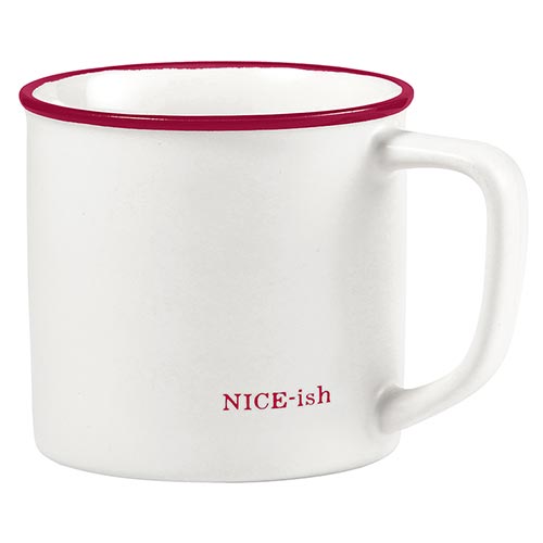 Holiday Mugs Red and White