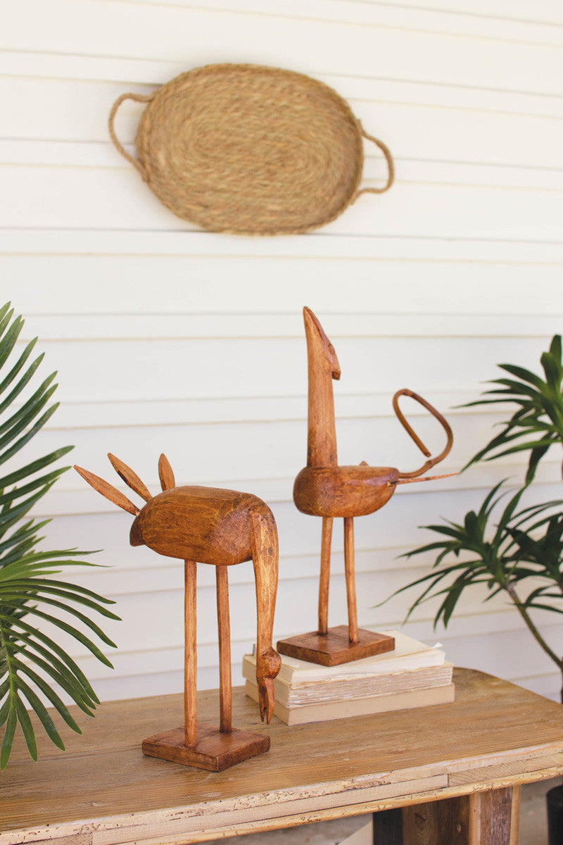 Artisanal Wooden Birds