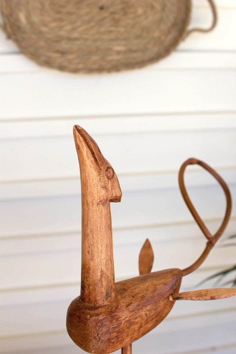 Artisanal Wooden Birds