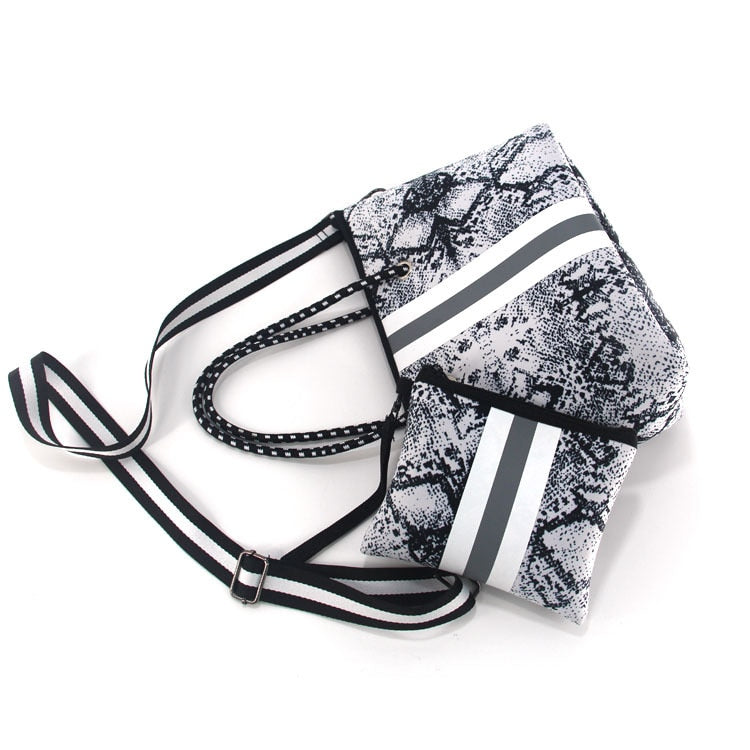 Neoprene Handbag Set - 3 Colors