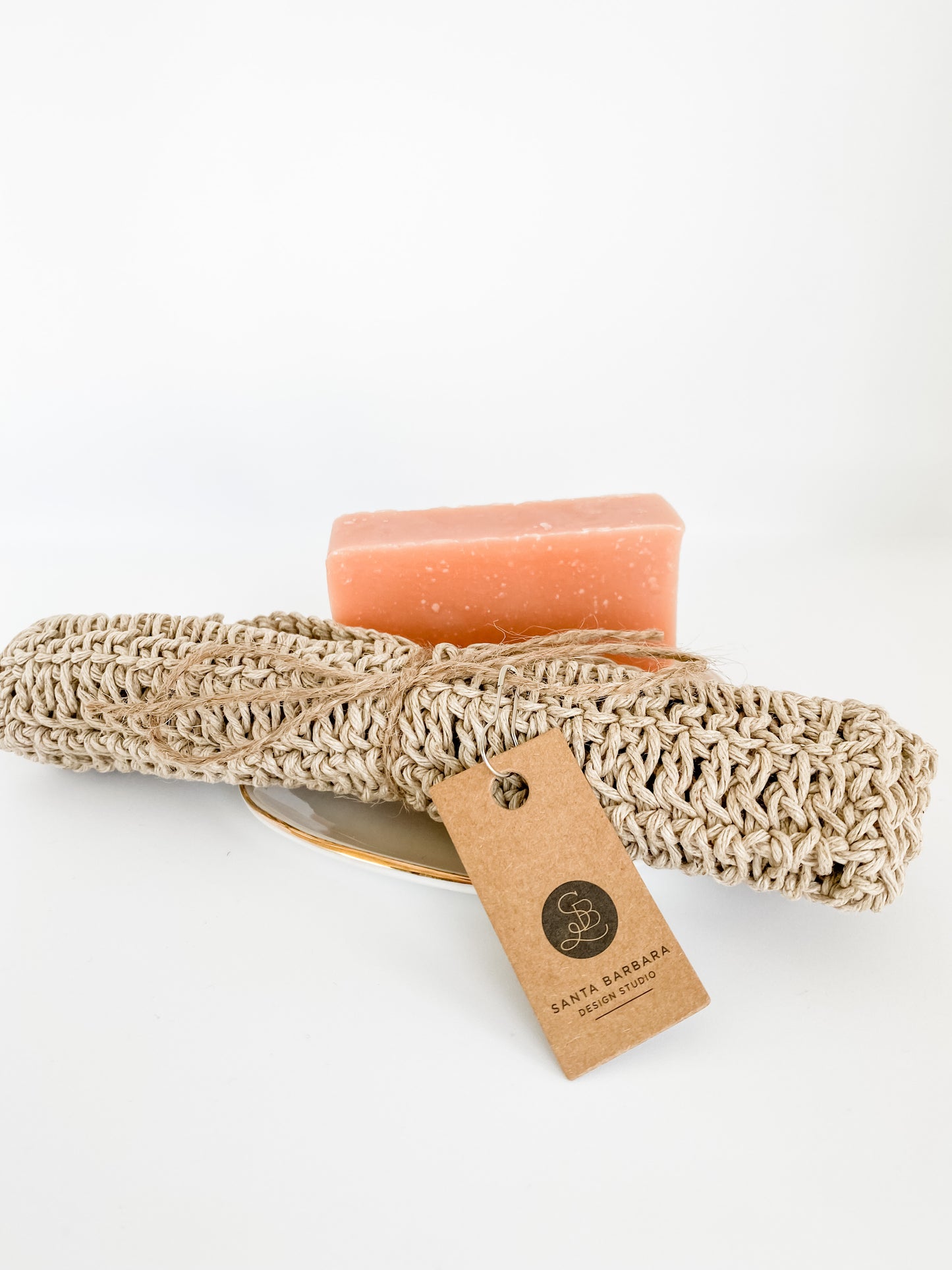 Exfoliating Hemp Washcloth & Vegan Soap