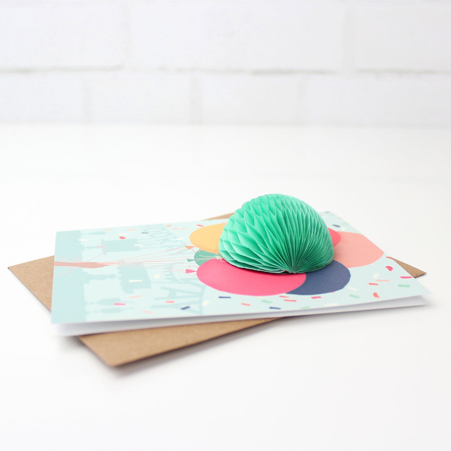 Balloon Bunch Pop-up Card