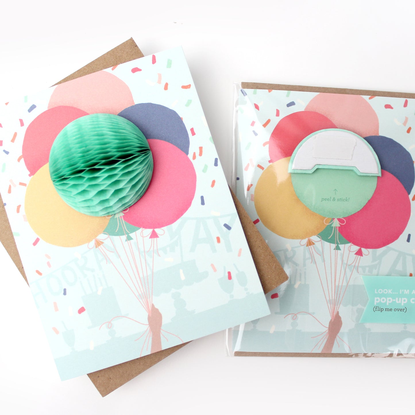 Balloon Bunch Pop-up Card
