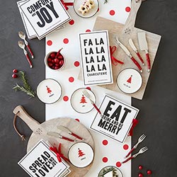 FA LA LA Holiday Charcuterie Knives