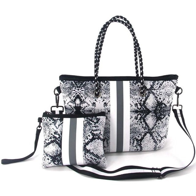 Neoprene Handbag Set - 3 Colors