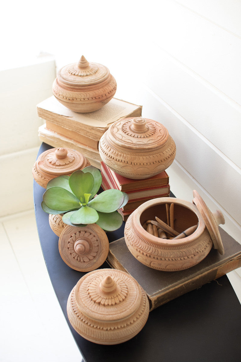 Stamped Clay Vessels
