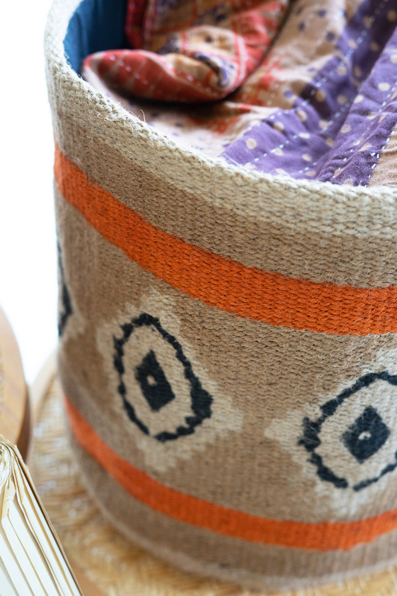 Printed Jute Planter Baskets