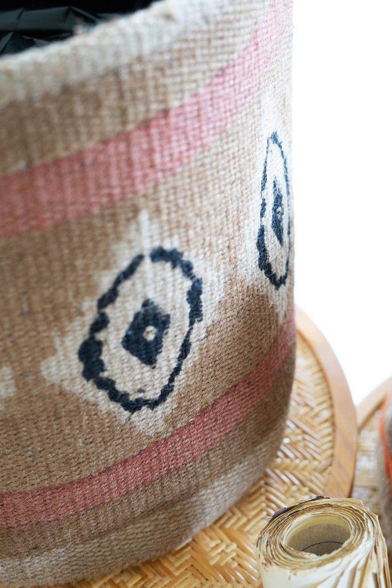 Printed Jute Planter Baskets