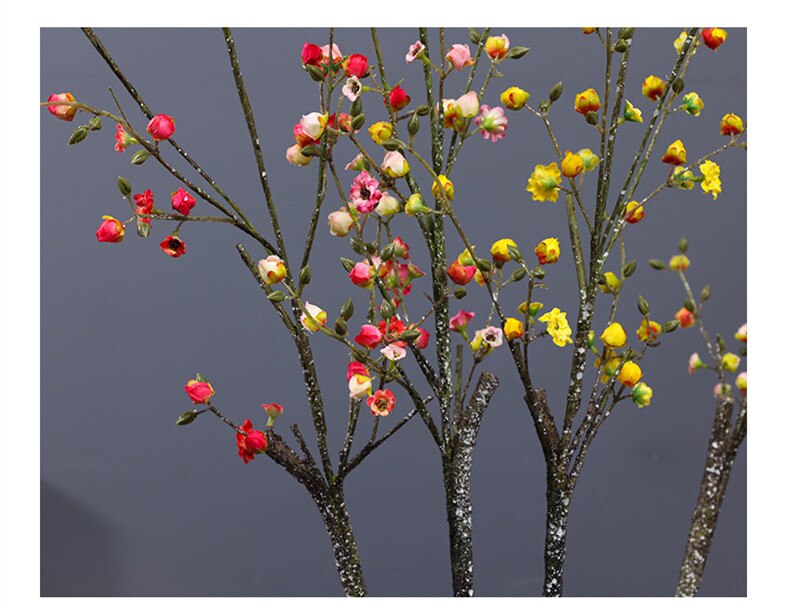 Peach Tree Bud Branch