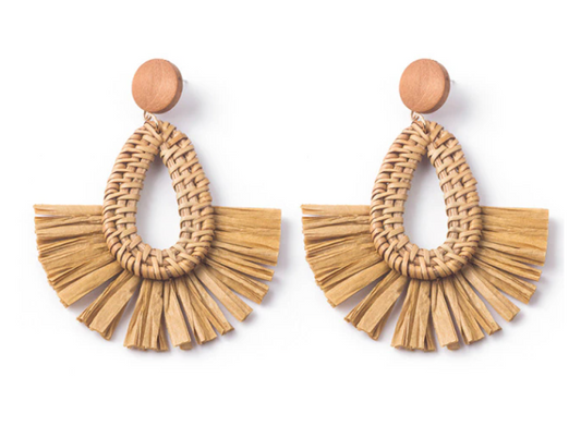 Raffia Statement Earring