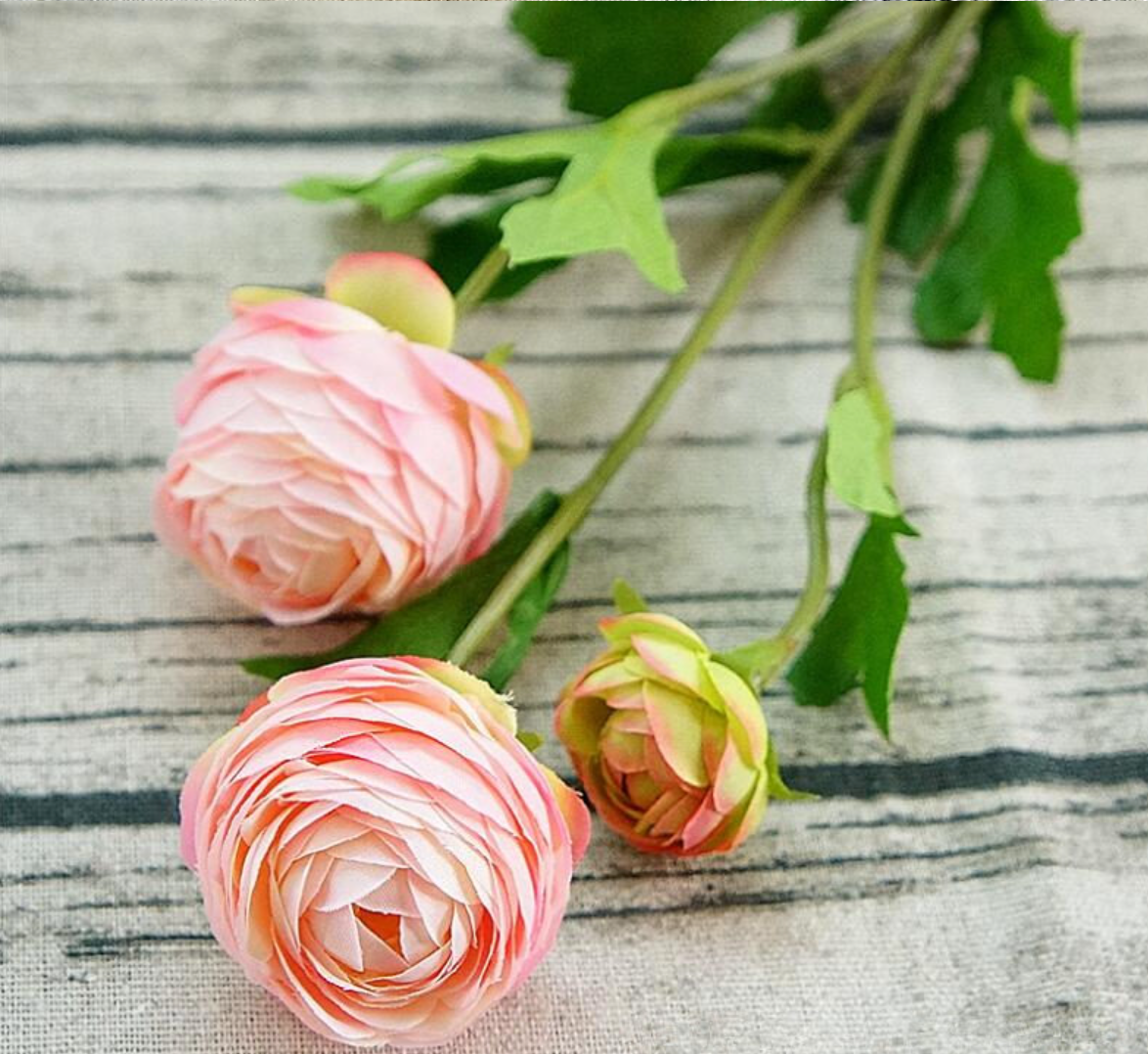 Faux Ranunculus