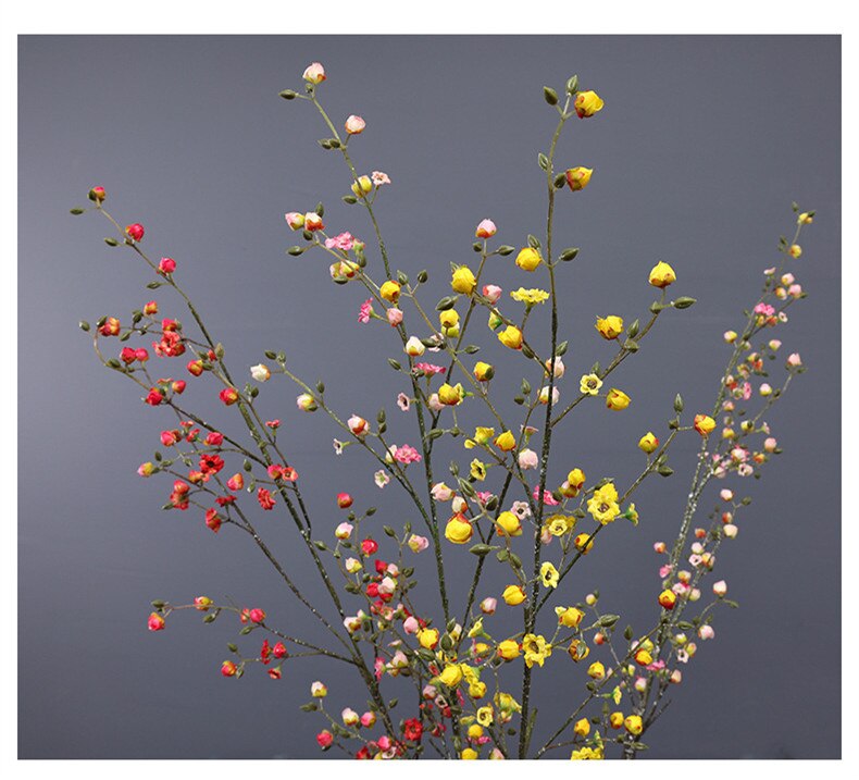 Peach Tree Bud Branch