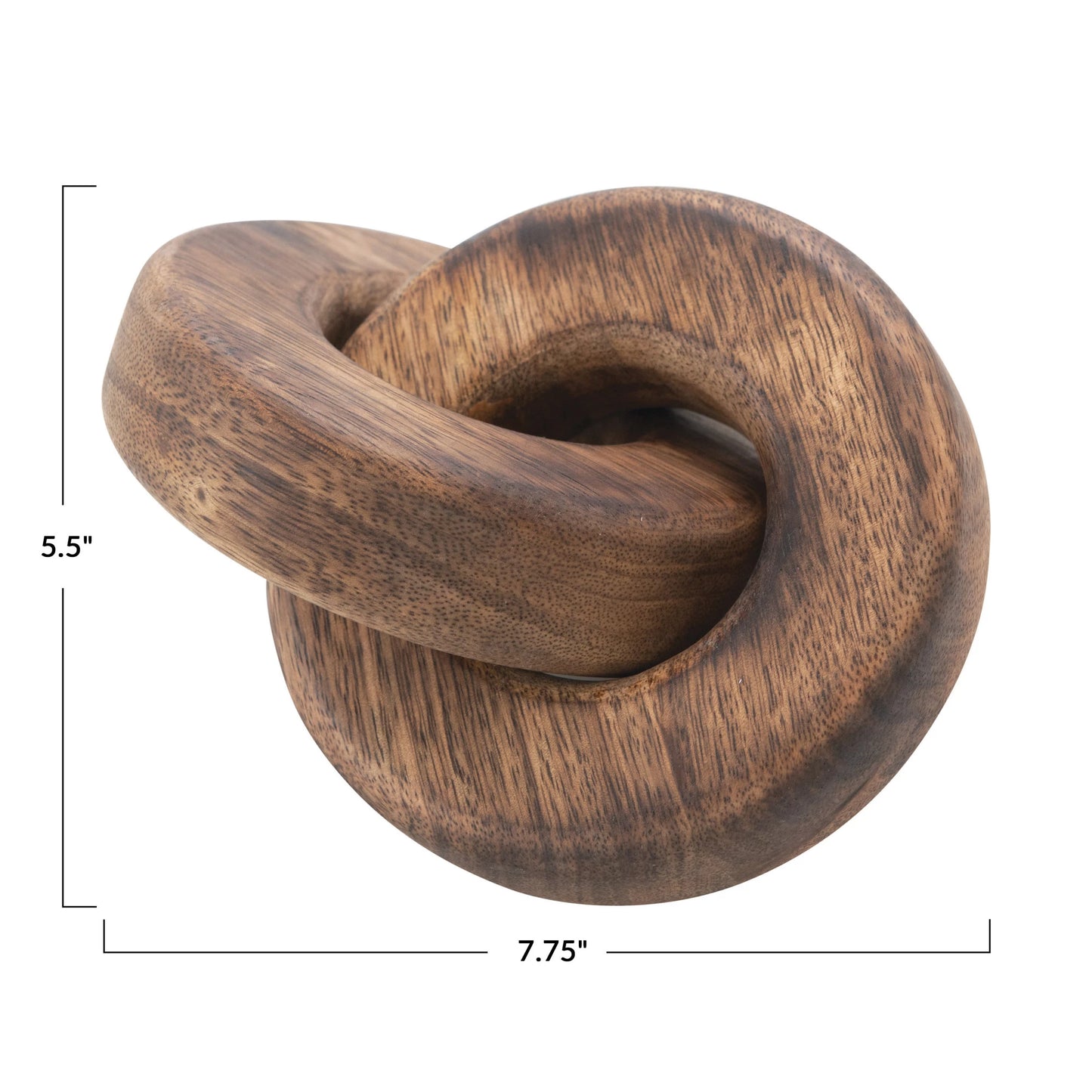 Mango Wood Chain Link Decor