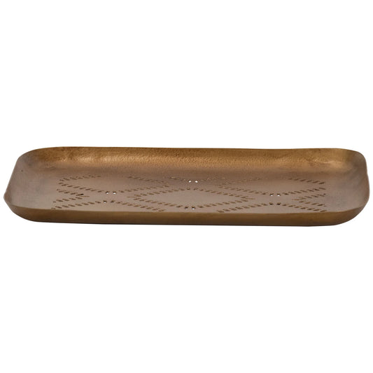 Antiqued Bronze Catchall Tray