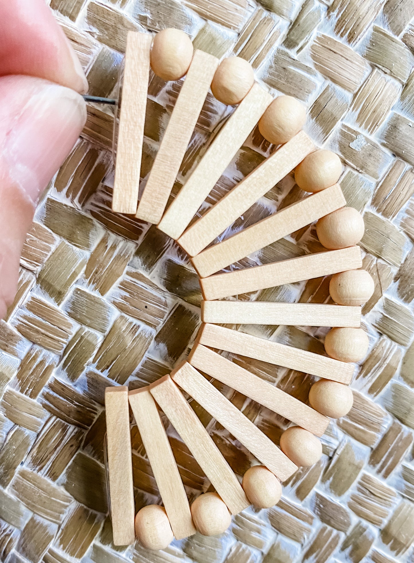 Semisun Bamboo Earrings