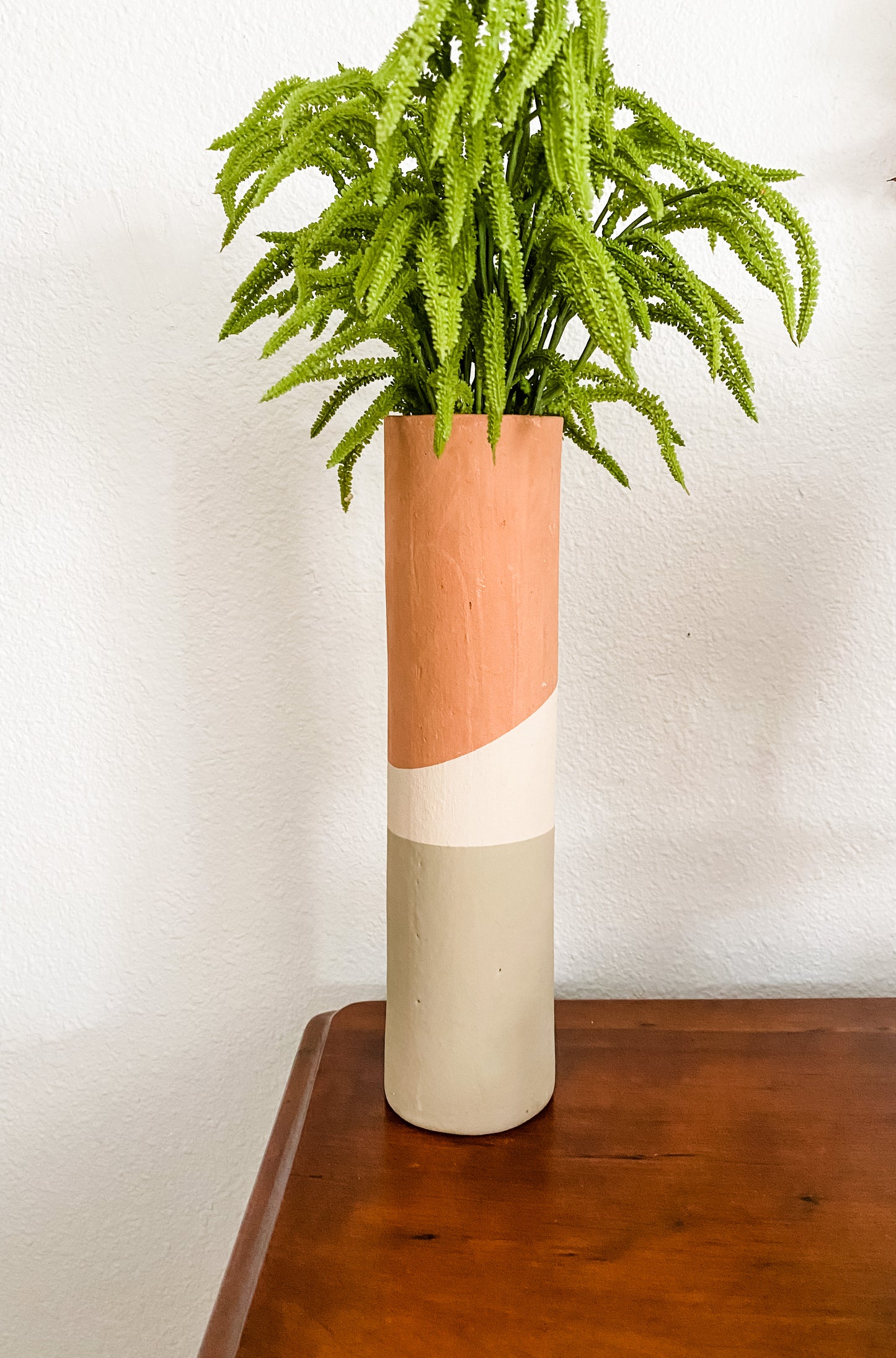 Terra Cotta Dipped Vases