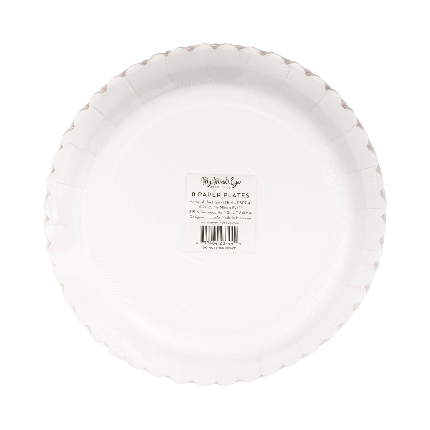 Home of the Free Paper Plate