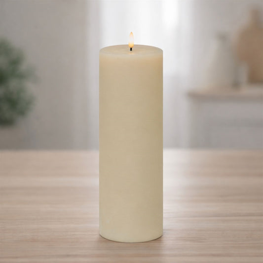 Flameless Flickering Pillar Candle