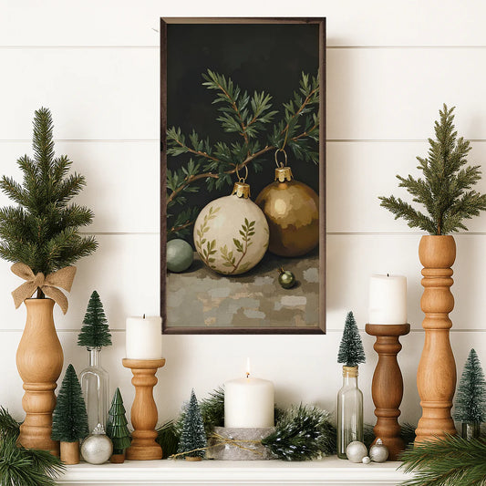 Gold Ornament Framed Print