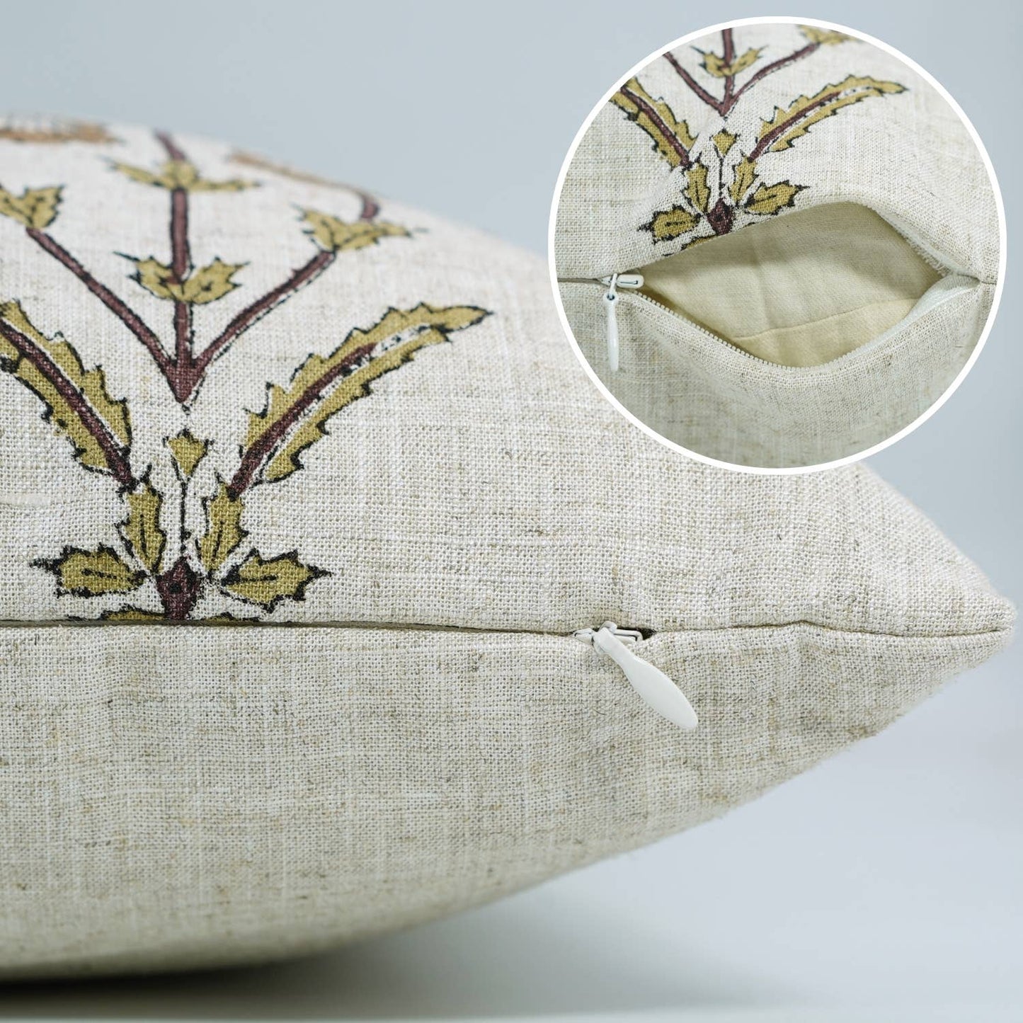 Yellow Floral Pillow