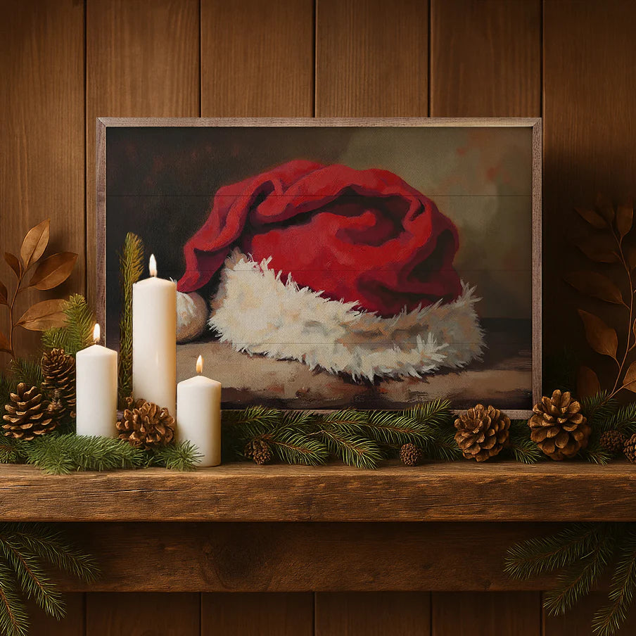 Santa's Hat Framed Print