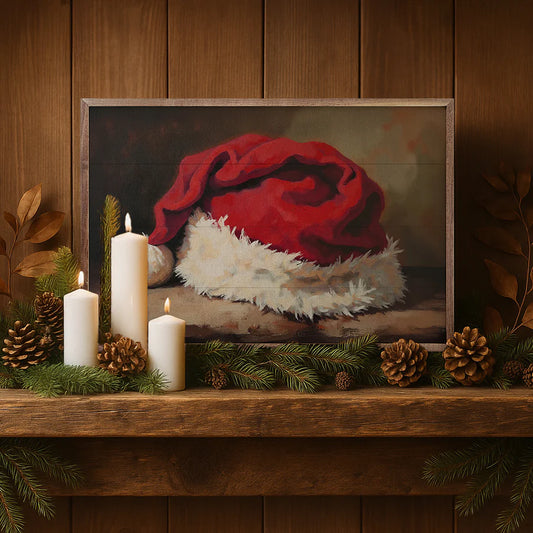 Santa's Hat Framed Print