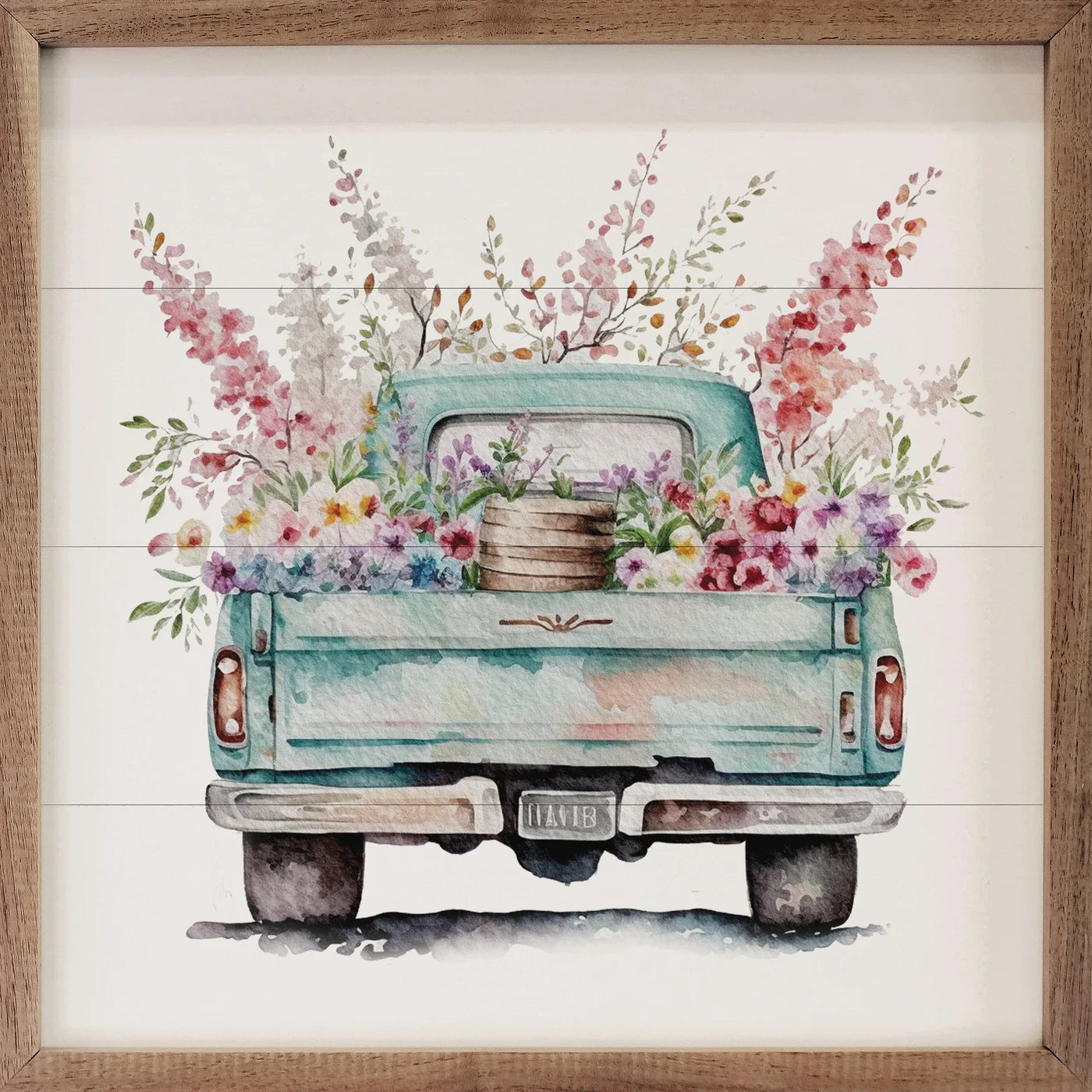 Spring Floral Truck Art