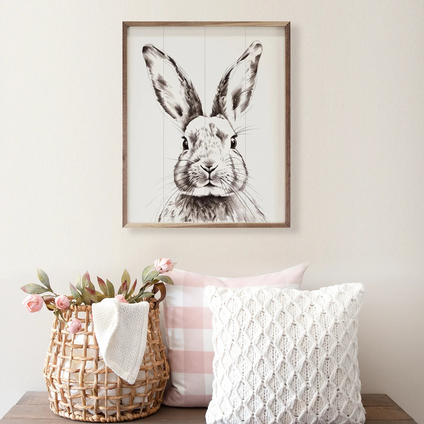 Framed Bunny Art (Online Exclusive)