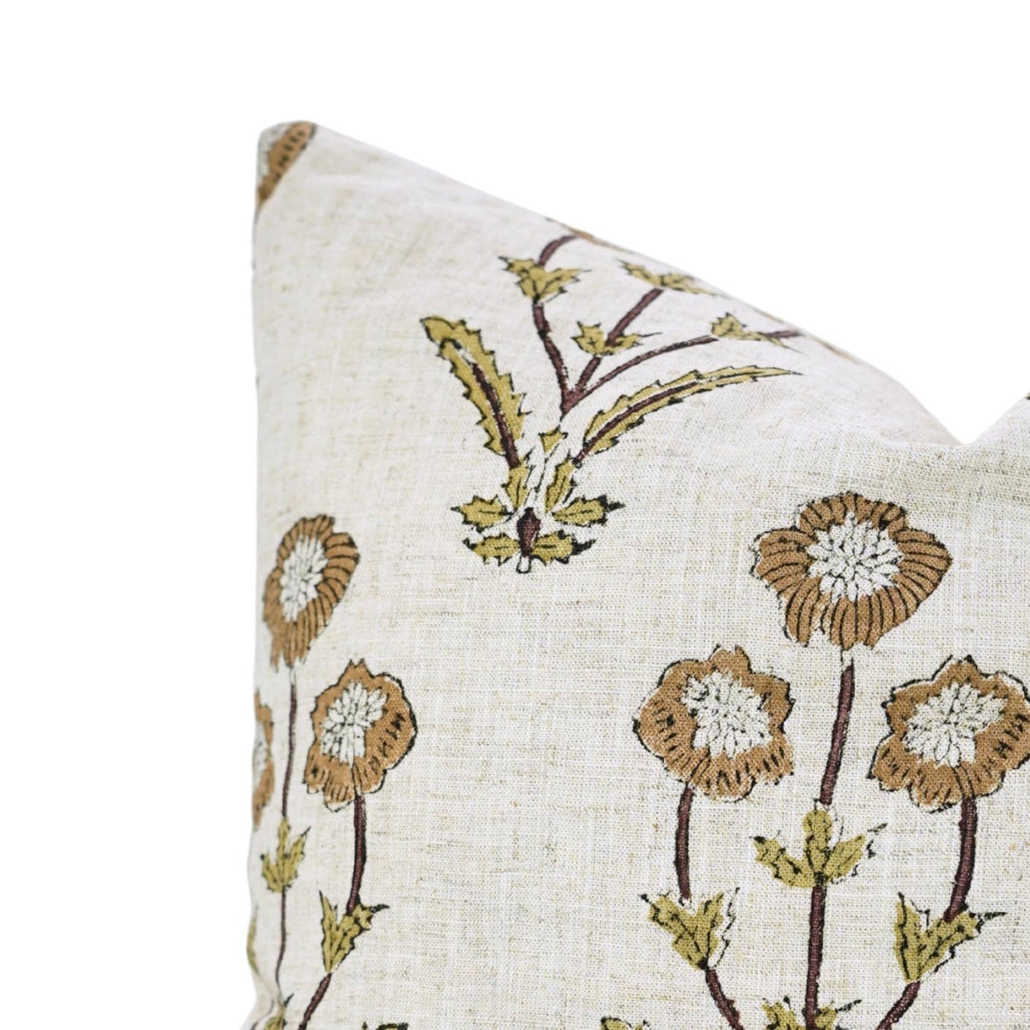 Yellow Floral Pillow