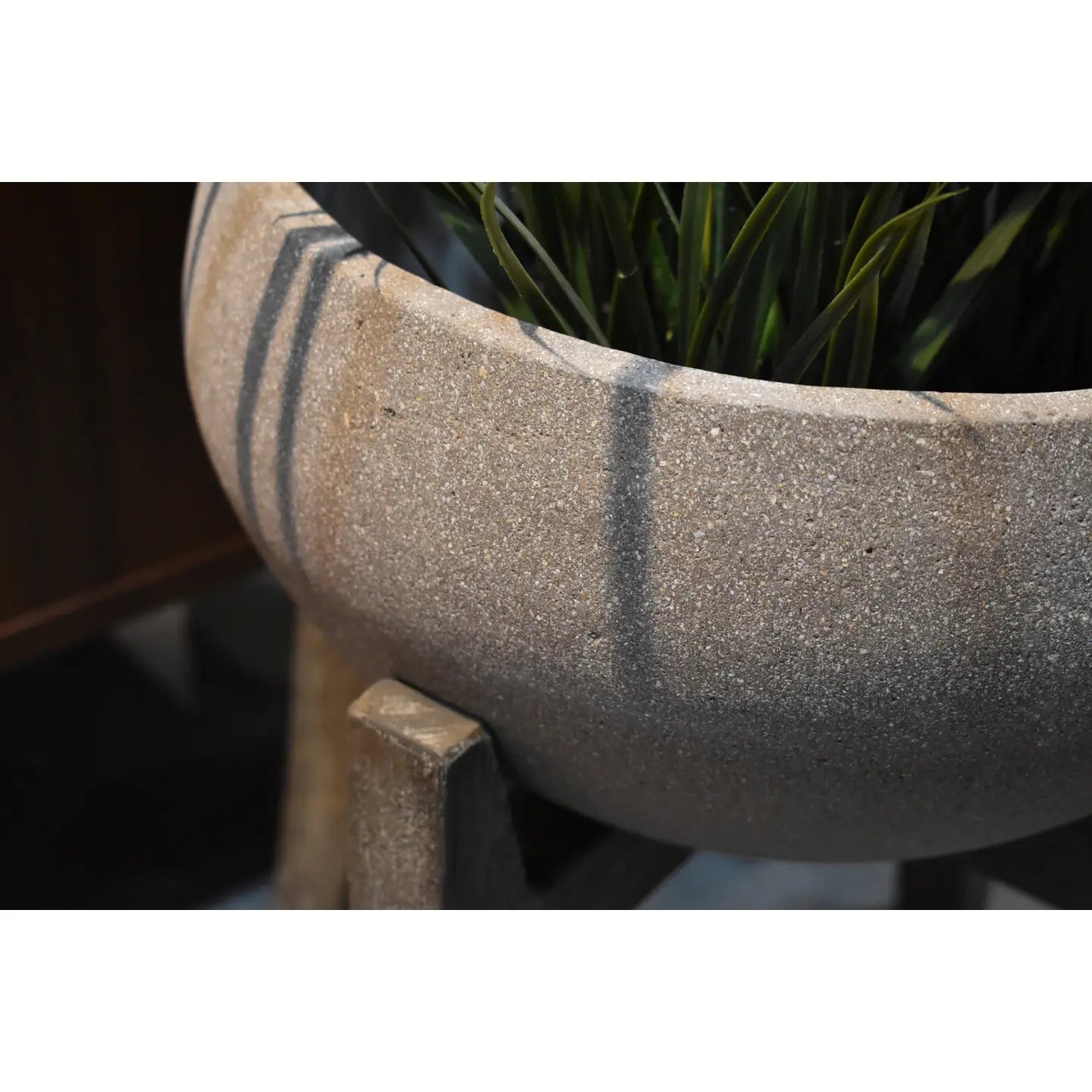 Brown Stone Urn In/Outdoor Planter (ONLINE EXCLUSIVE)