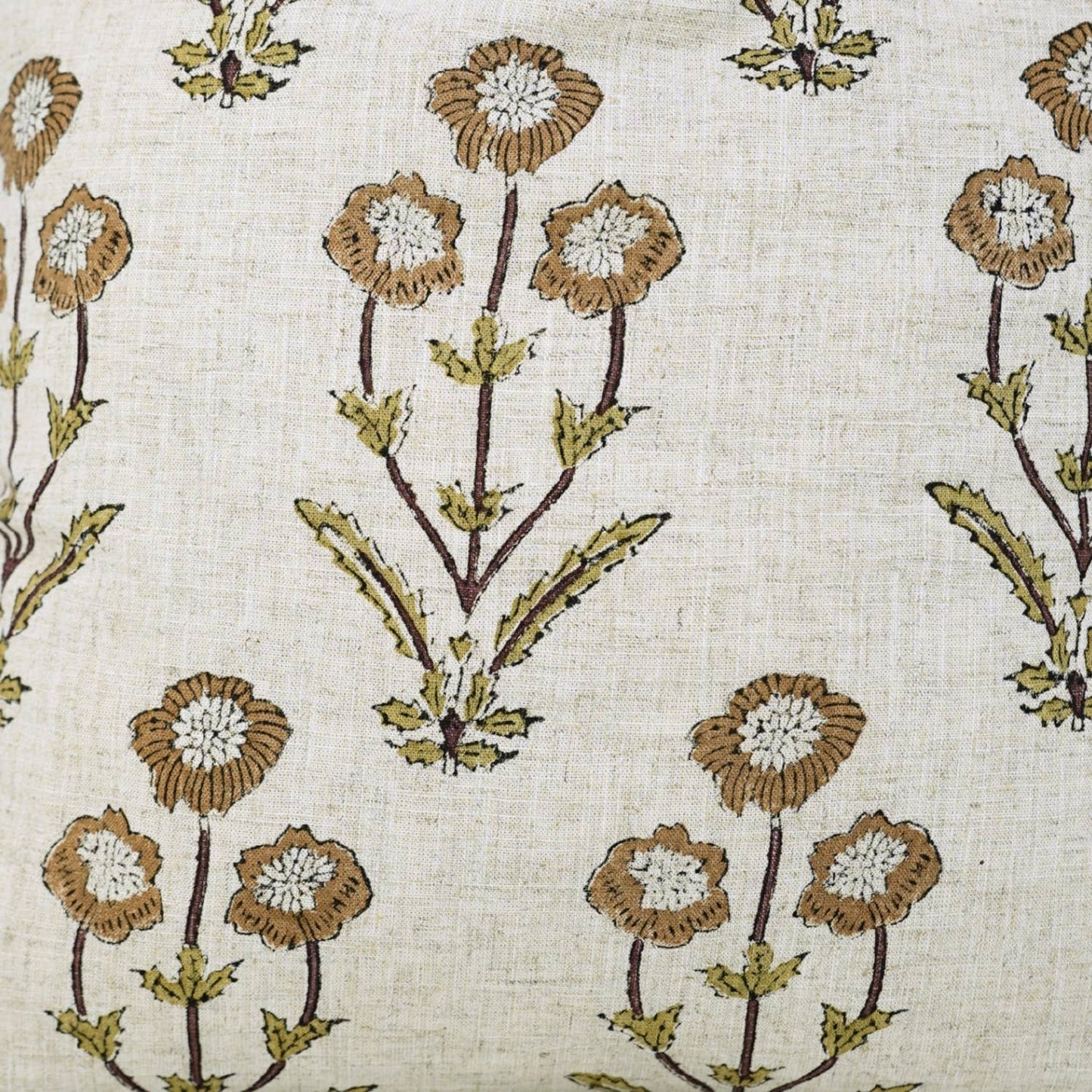 Yellow Floral Pillow
