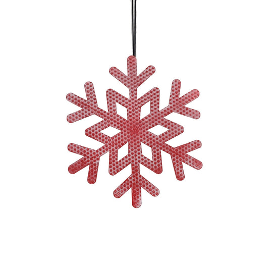 Small Red Snowflake Ornament