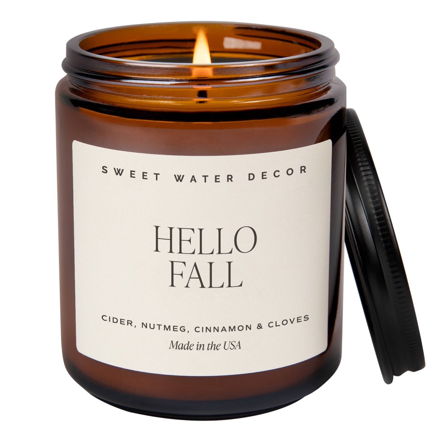 Hello Fall Candle
