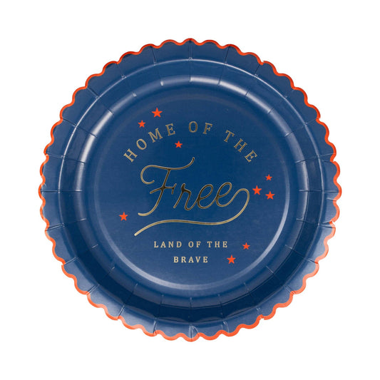Home of the Free Paper Plate