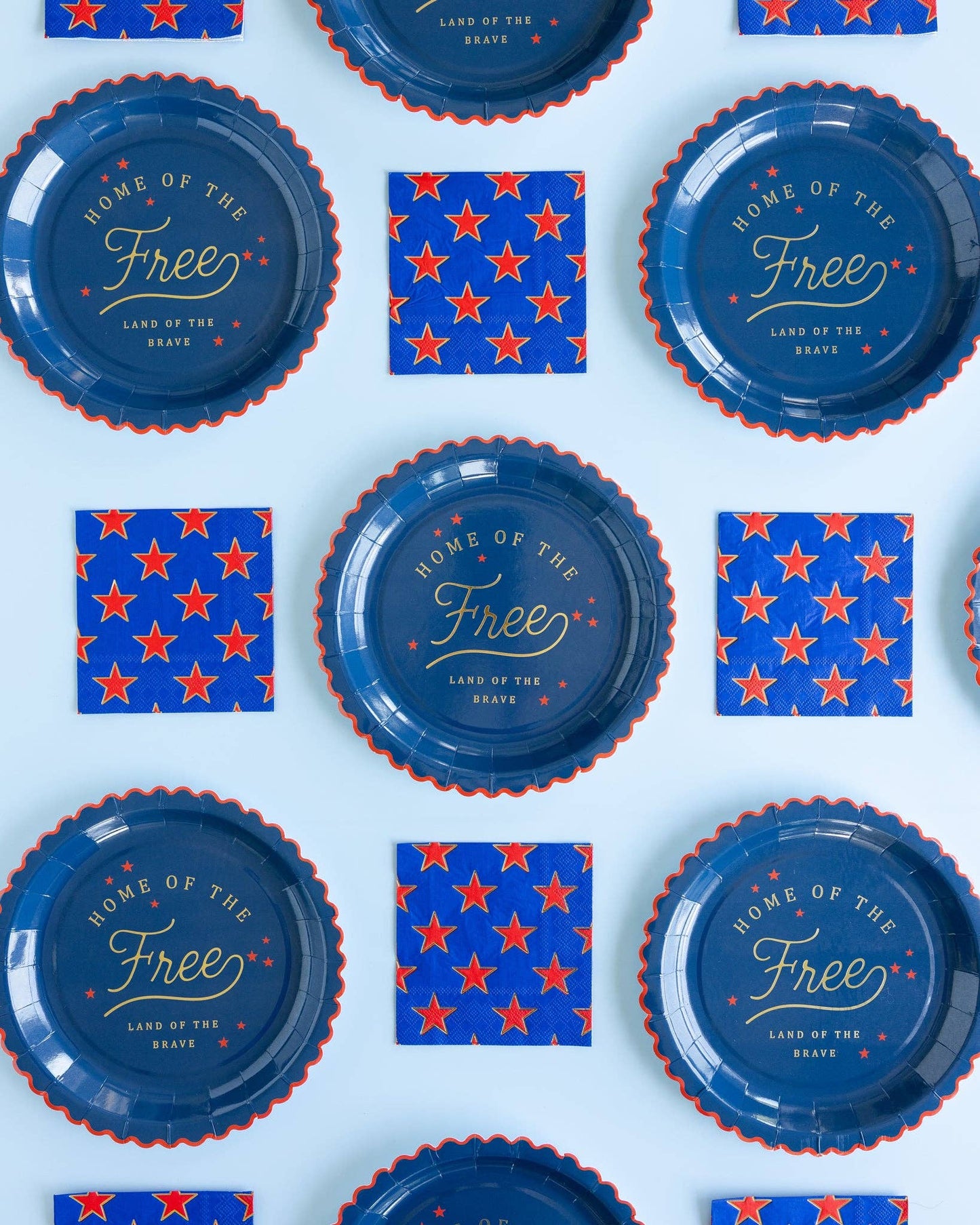 Home of the Free Paper Plate
