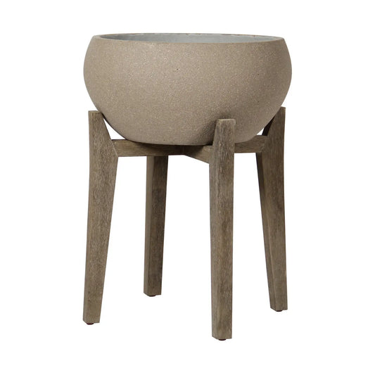 Brown Stone Urn In/Outdoor Planter (ONLINE EXCLUSIVE)