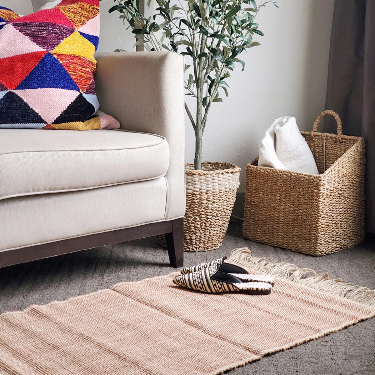 Handwoven Jute Rug