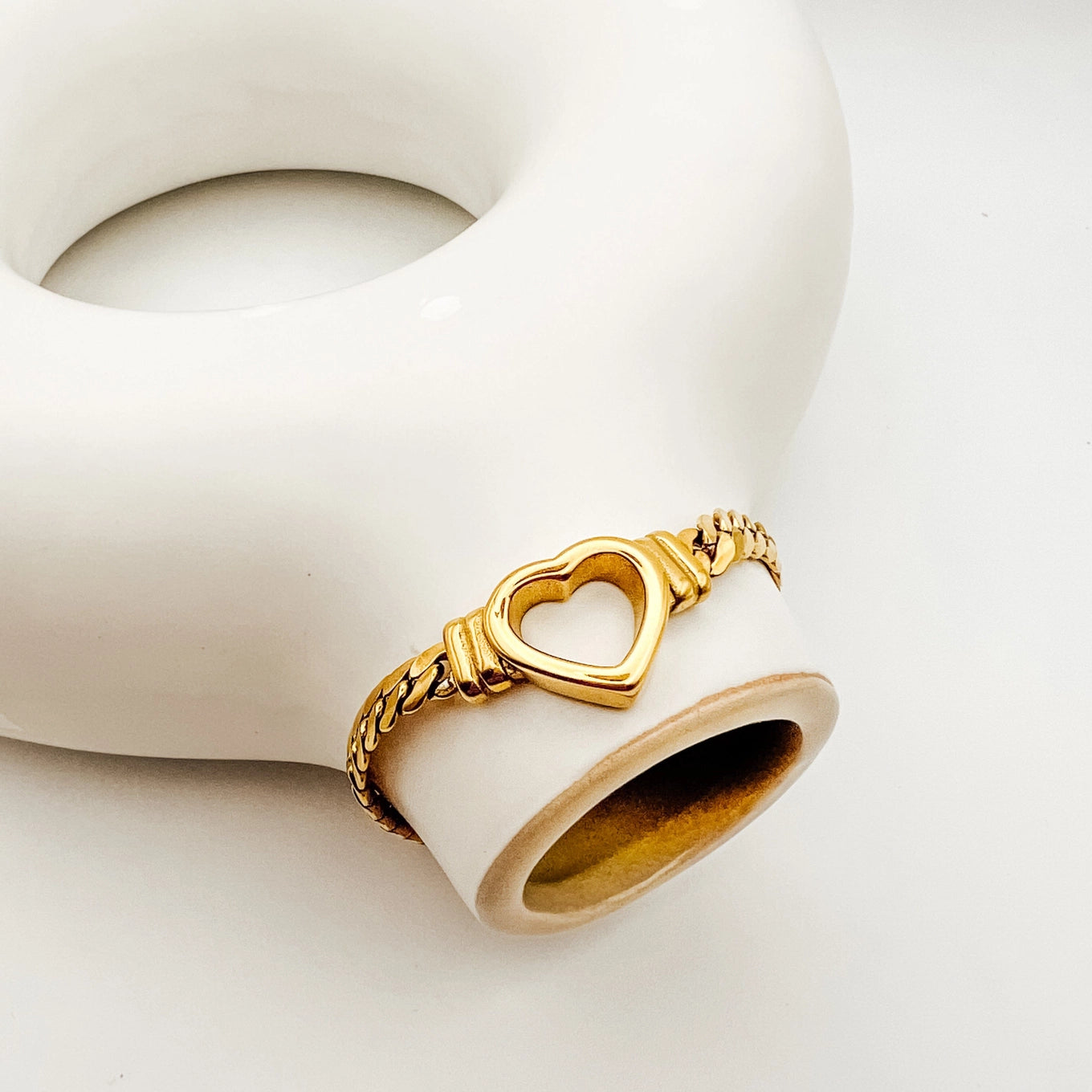 Heart Gold Bracelet  (ONLINE EXCLUSIVE)