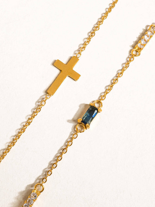 Esther Layered Blue Stone