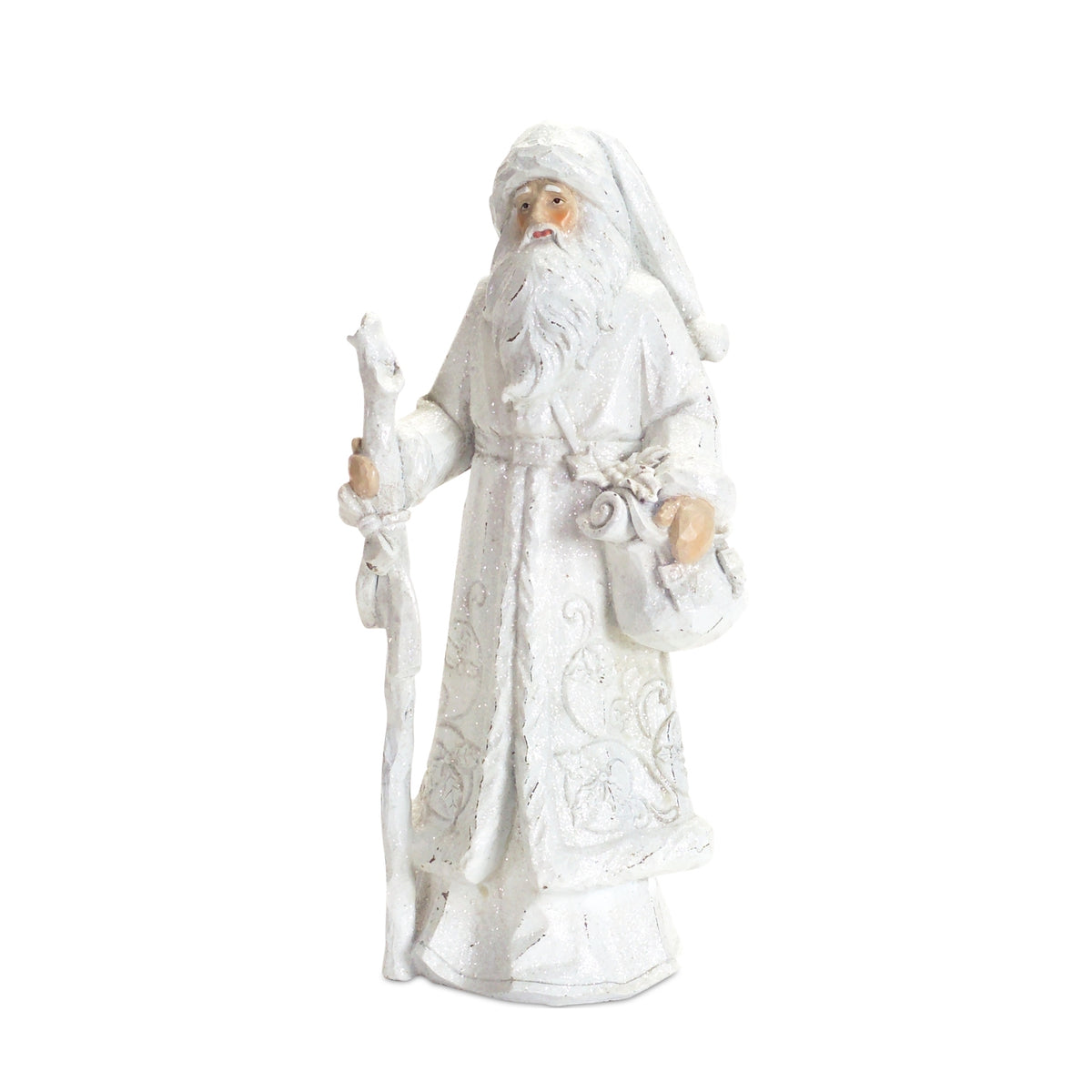 Carved Winter Santas